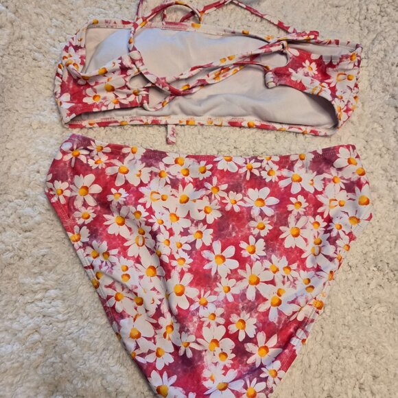 SAND CASTLE WOMENS FLORAL BIKINI-LIKE NEW-SIZE M - Picture 4 of 8